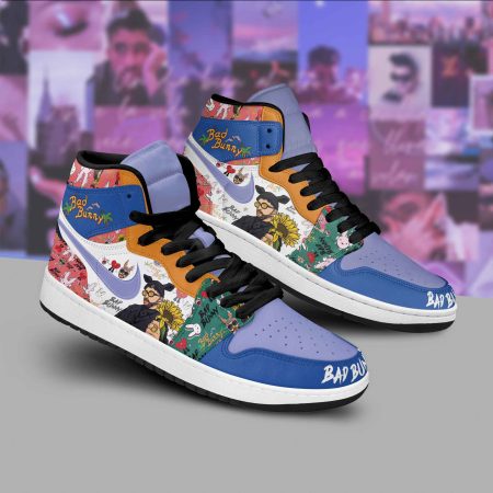 Bad Bunny AJ1 High Sneakers Shoes For Men And Women