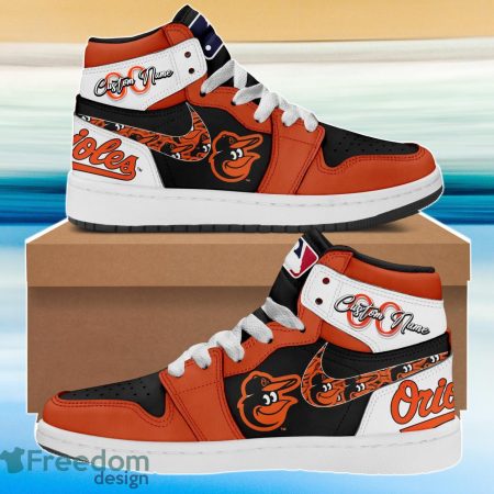 Baltimore Orioles AJ1 High Sneakers Shoes For Men And Women