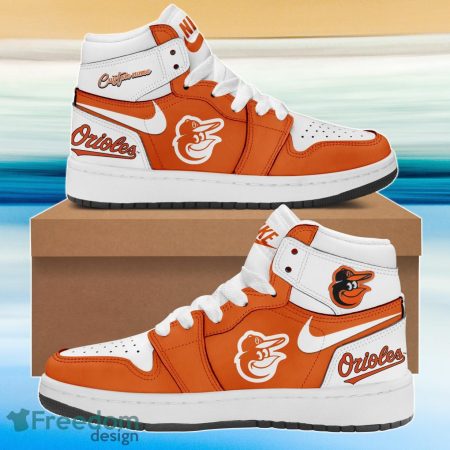 Baltimore Orioles AJ1 High Sneakers Shoes For Men And Women
