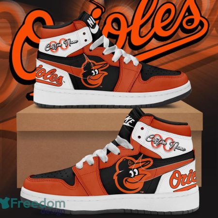 Baltimore Orioles AJ1 High Sneakers Shoes For Men And Women