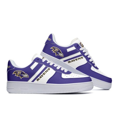 Baltimore Ravens NFL Air Low-Top Sneakers Shoes For Men And Women