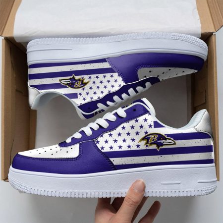 Baltimore Ravens NFL Air Low-Top Sneakers Shoes For Men And Women