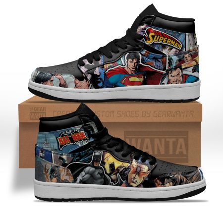 Batman AJ1 High Sneakers Shoes For Men And Women