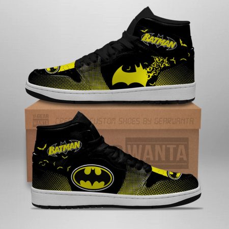 Batman AJ1 High Sneakers Shoes For Men And Women