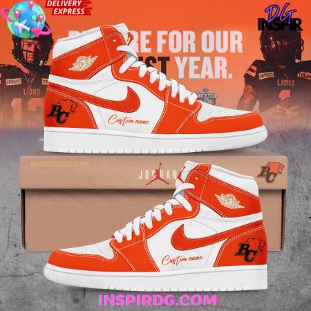 BC Lions AJ1 High Sneakers Shoes For Men And Women
