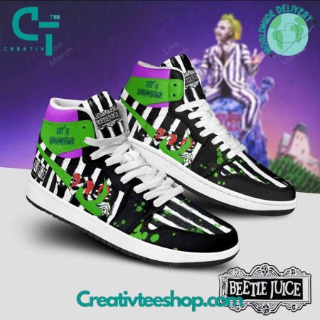 Beetlejuice  AJ1 High Sneakers Shoes For Men And Women