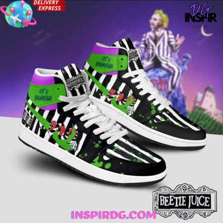 Beetlejuice AJ1 High Sneakers Shoes For Men And Women
