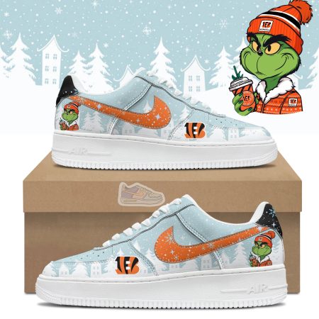 Bengals Football Grinchmas Air Low-Top Sneakers Shoes For Men And Women