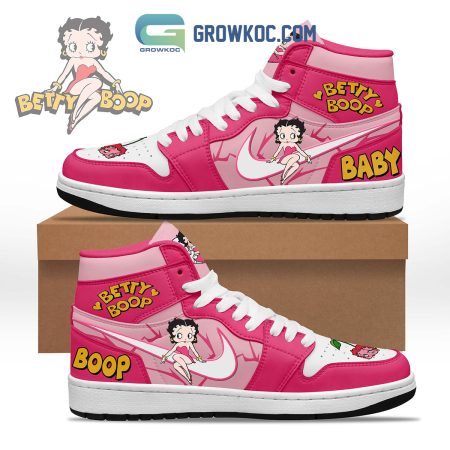 Betty Boop AJ1 High Sneakers Shoes For Men And Women