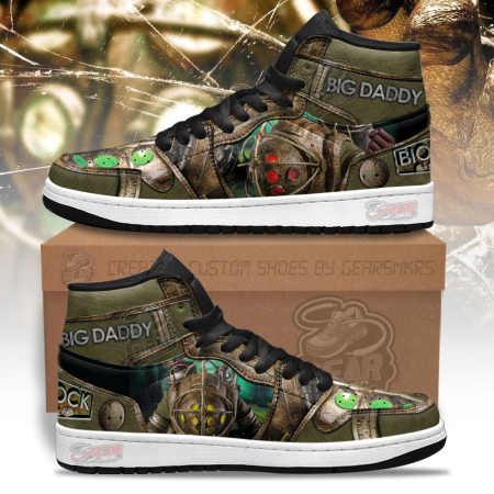 Big Daddy BioShock AJ1 High Sneakers Shoes For Men And Women