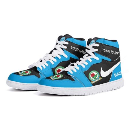 Blackburn Rovers AJ1 High Sneakers Shoes For Men And Women