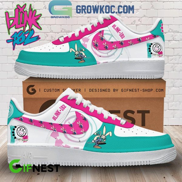 Blink-182 True Pop Punk Band Fan Proud Air Force 1 Shoes Blink 182 Air Low-Top Sneakers Shoes For Men And Women