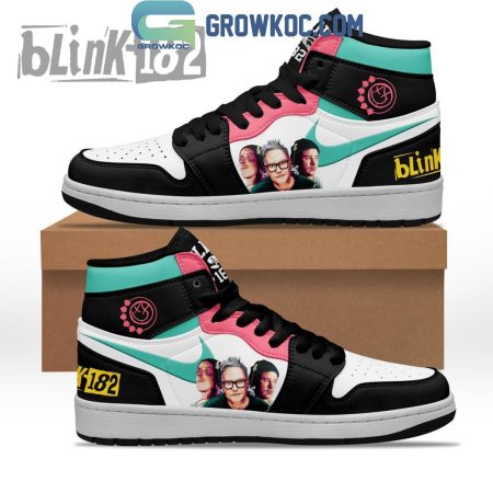 Blink 182 AJ1 High Sneakers Shoes For Men And Women