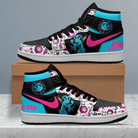 Blink 182AJ1 High Sneakers Shoes For Men And Women