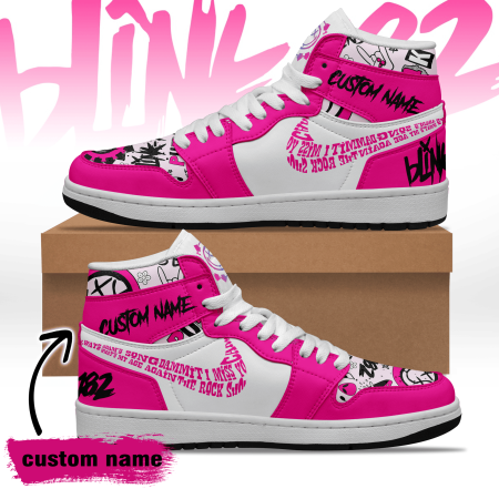 Blink 182AJ1 High Sneakers Shoes For Men And Women