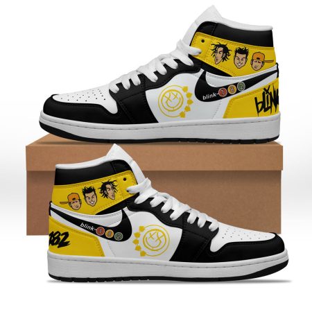 Blink 182AJ1 High Sneakers Shoes For Men And Women