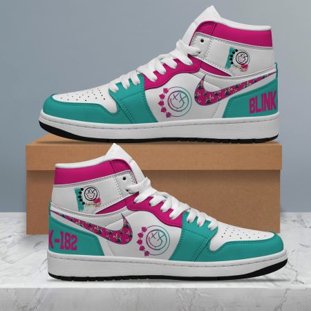 Blink 182AJ1 High Sneakers Shoes For Men And Women