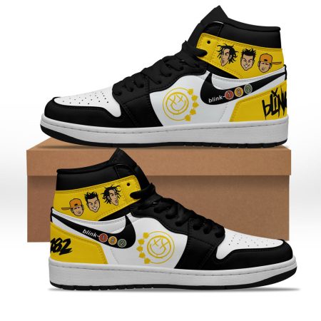 Blink 182AJ1 High Sneakers Shoes For Men And Women