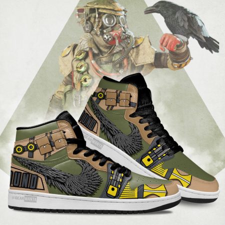 Bloodhound Apex Legends AJ1 High Sneakers Shoes For Men And Women