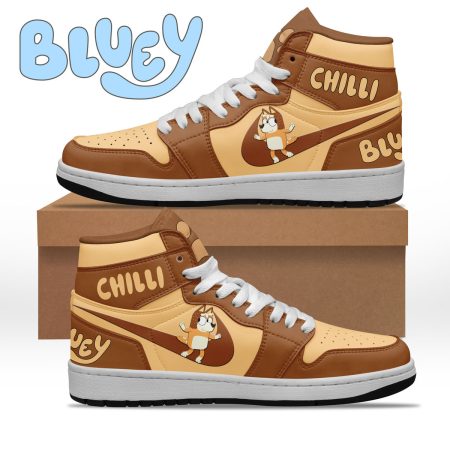 Bluey AJ1 High Sneakers Shoes For Men And Women