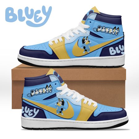 Bluey AJ1 High Sneakers Shoes For Men And Women