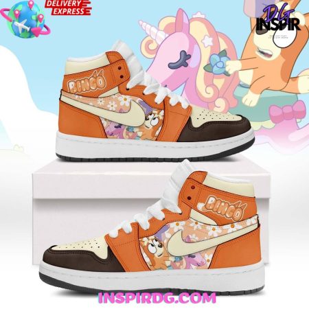 Bluey AJ1 High Sneakers Shoes For Men And Women