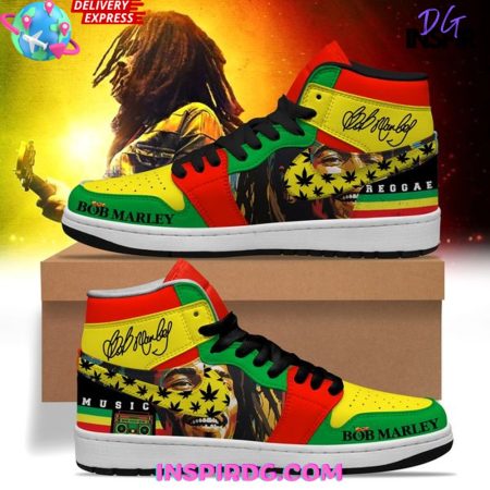 Bob Marley AJ1 High Sneakers Shoes For Men And Women