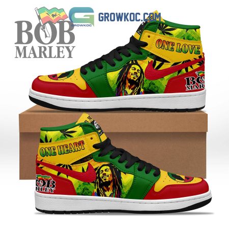 Bob Marley AJ1 High Sneakers Shoes For Men And Women