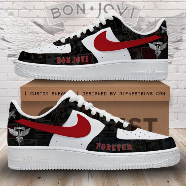 Bon Jovi Air Low-Top Sneakers Shoes For Men And Women