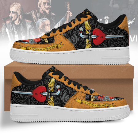 Bon Jovi Air Low-Top Sneakers Shoes For Men And Women