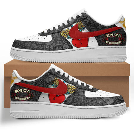 Bon Jovi Air Low-Top Sneakers Shoes For Men And Women