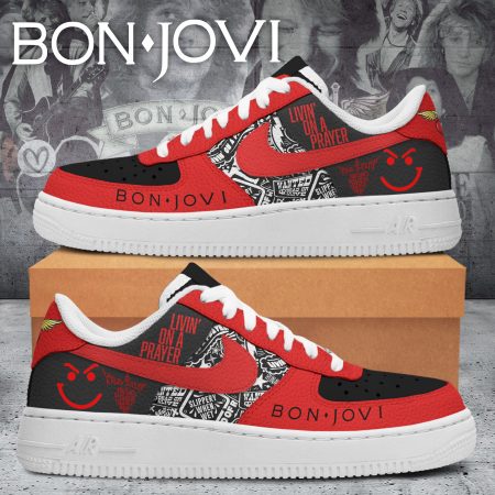 Bon Jovi Air Low-Top Sneakers Shoes For Men And Women
