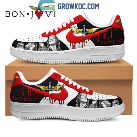 Bon Jovi Air Low-Top Sneakers Shoes For Men And Women