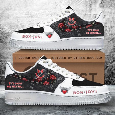 Bon Jovi Air Low-Top Sneakers Shoes For Men And Women