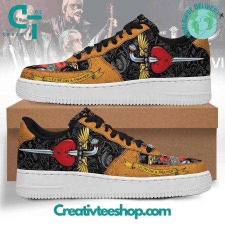 Bon Jovi  Air Low-Top Sneakers Shoes For Men And Women