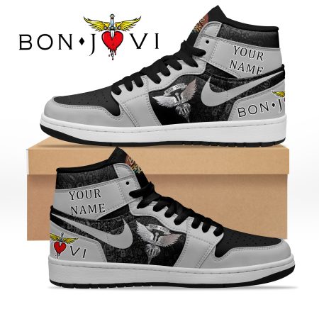 Bon Jovi AJ1 High Sneakers Shoes For Men And Women