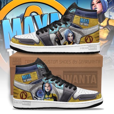 Borderlands AJ1 High Sneakers Shoes For Men And Women