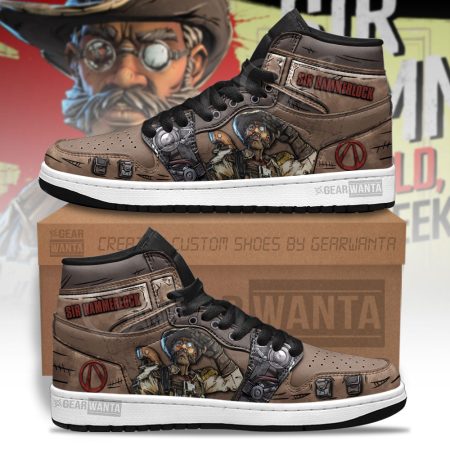 Borderlands AJ1 High Sneakers Shoes For Men And Women