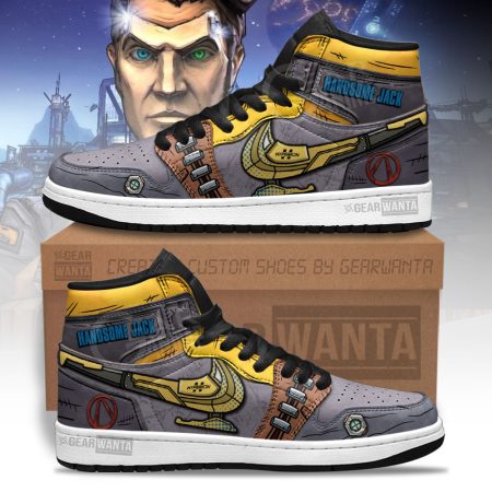 Borderlands AJ1 High Sneakers Shoes For Men And Women