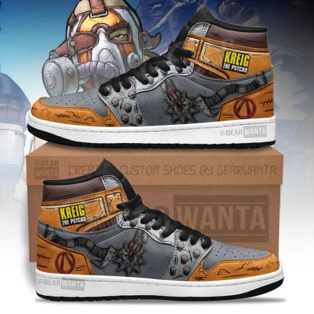Borderlands AJ1 High Sneakers Shoes For Men And Women