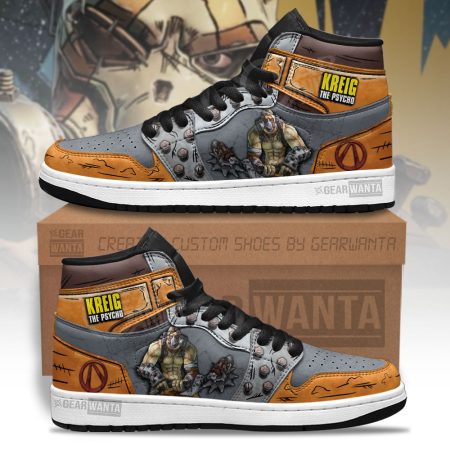 Borderlands AJ1 High Sneakers Shoes For Men And Women