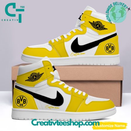 Borussia Dortmund  AJ1 High Sneakers Shoes For Men And Women