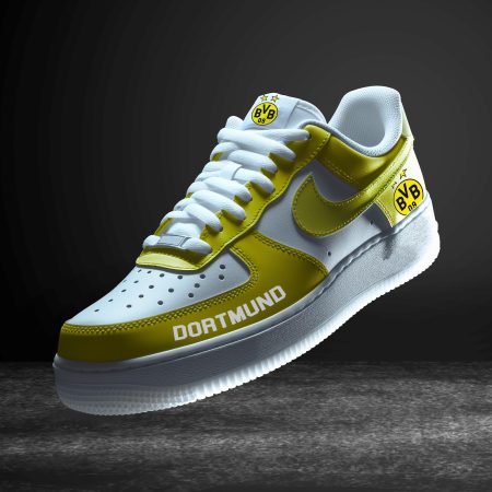 Borussia Dortmund Bundesliga Air Low-Top Sneakers Shoes For Men And Women