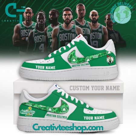Boston Celtics Air Low-Top Sneakers Shoes For Men And Women