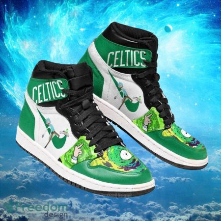 Boston Celtics AJ1 High Sneakers Shoes For Men And Women