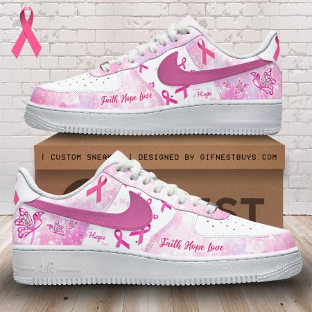 Breast Cancer Awareness Air Low-Top Sneakers Shoes For Men And Women