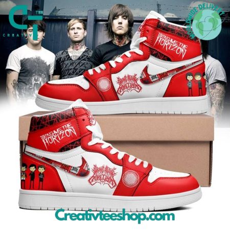 Bring Me The Horizon  AJ1 High Sneakers Shoes For Men And Women
