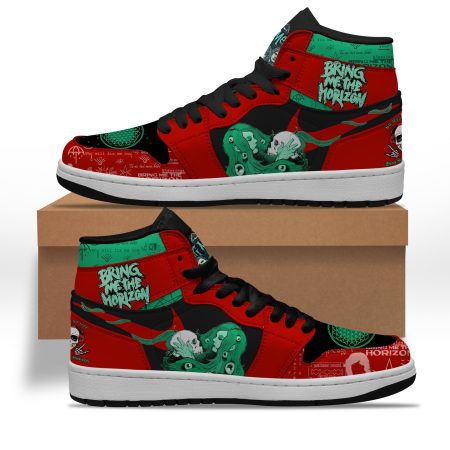 Bring Me the Horizon AJ1 High Sneakers Shoes For Men And Women