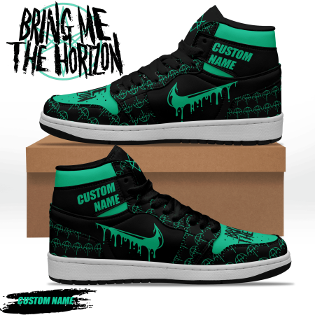 Bring Me The Horizon AJ1 High Sneakers Shoes For Men And Women