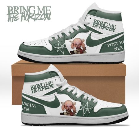 Bring Me The Horizon AJ1 High Sneakers Shoes For Men And Women